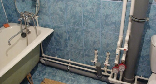 Замена разводки в ванне. Братеево